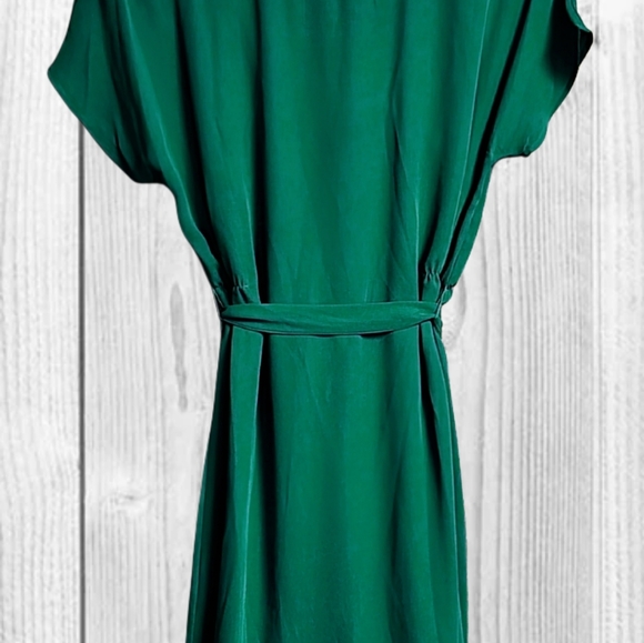 Green Dress with Ruffles - Picture 2 of 9